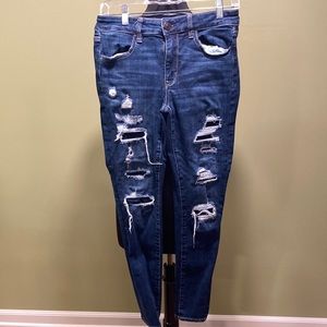 American Eagle Next Level Stretch Ripped Jeans